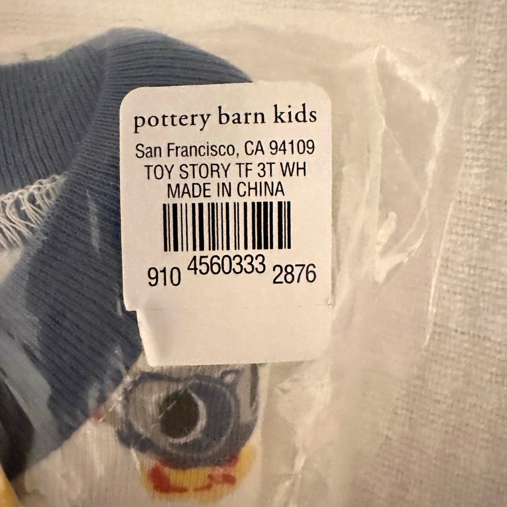 Pottery Barn Kids Toy Organic Cotton Pajamas- 3T - Picture 8 of 9